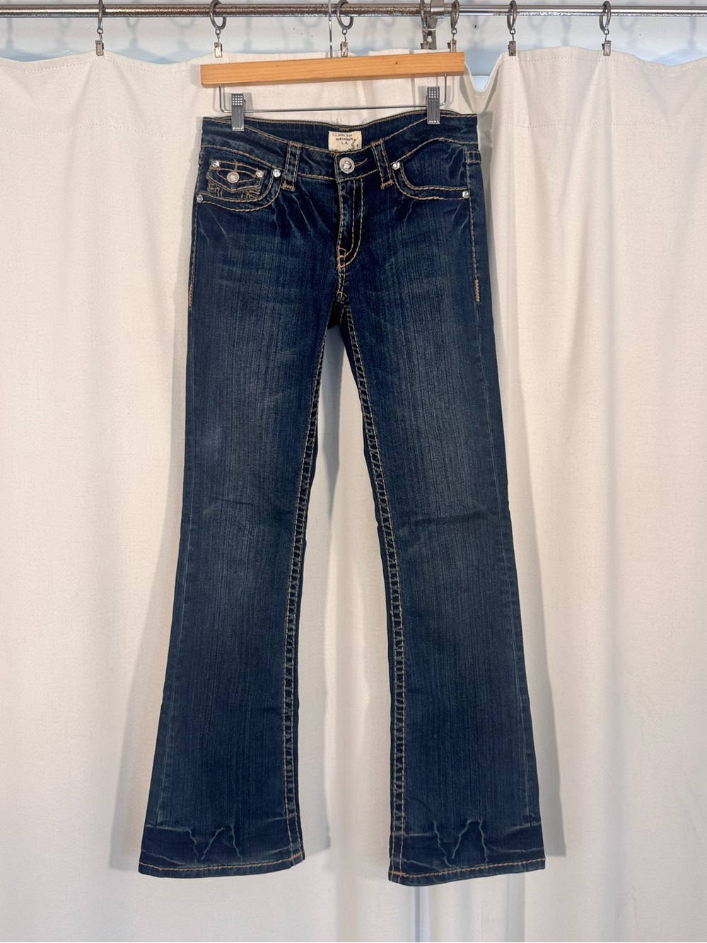 L.A. Idol Y2K Low Rise Bootcut Flare Jeans